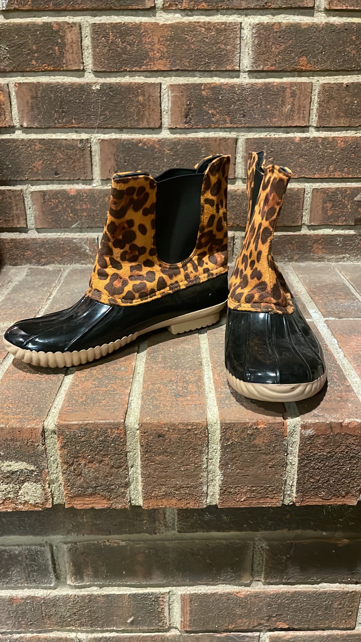 Leopard Duck Boot