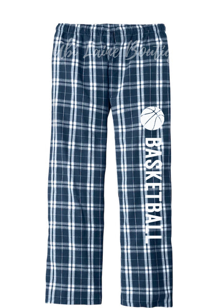 SPARTAN Basketball Flannel Plaid Pants