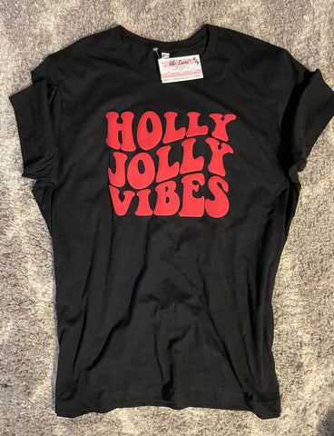 Holly jolly Vibes - puff prints - Size 2X