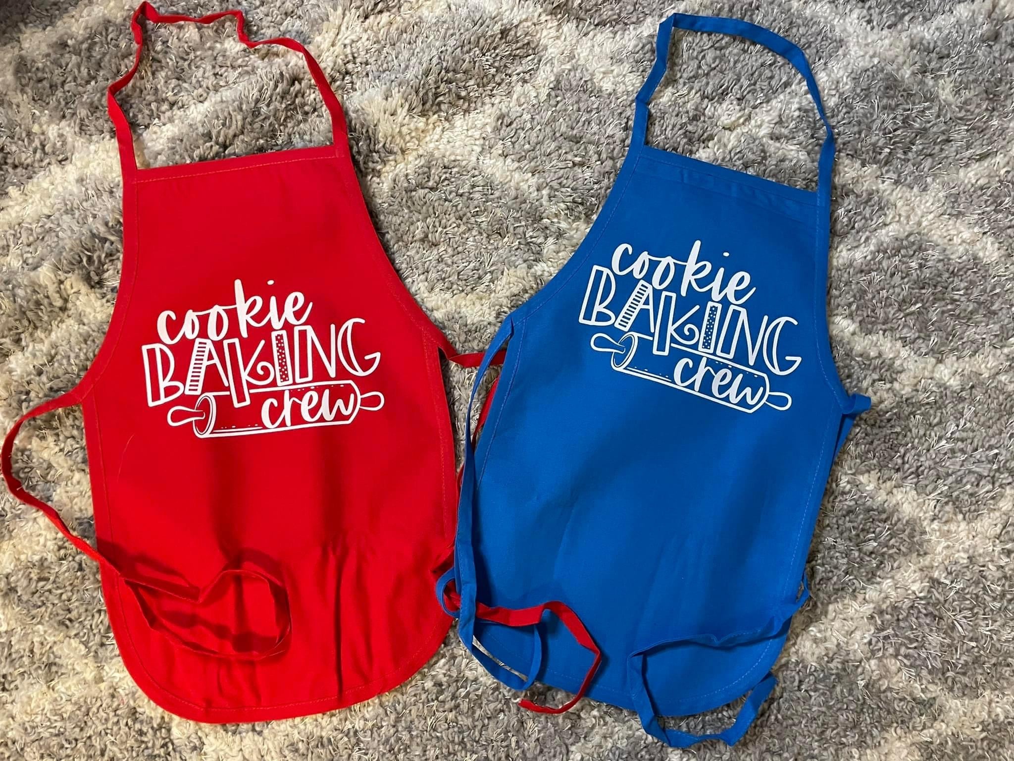 Cookie Baking Crew Aprons