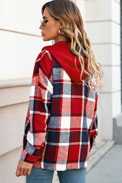 Red plaid Shacket