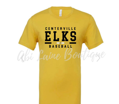Centerville Elks Baseball T-shirts