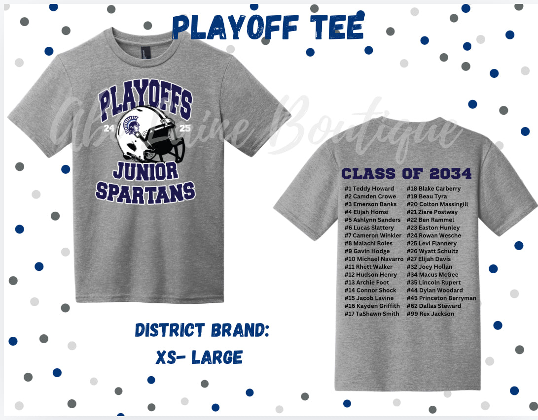 Junior Spartan playoff T-shirt (YOUTH)