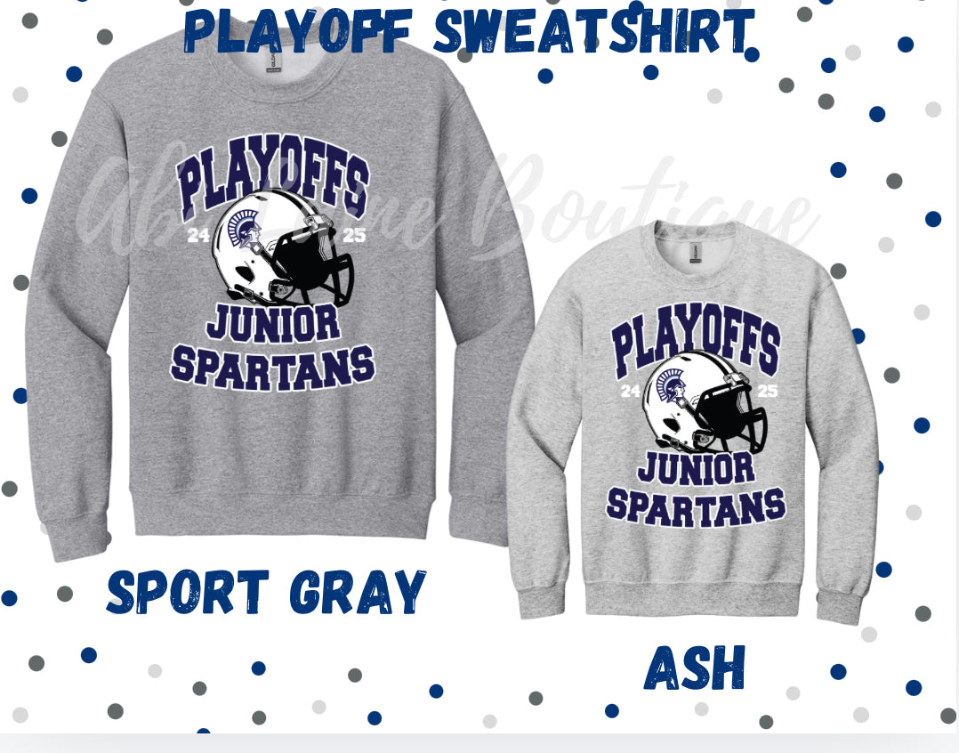 Junior Spartan playoff Sweatshirt ADULT (SWEATSHIRT)