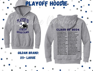 Junior Spartan playoff HOODIE (YOUTH)