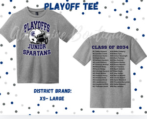 Junior Spartan playoff T-shirt (ADULT)