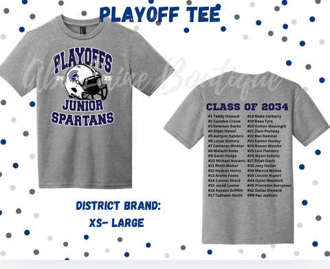 Junior Spartan playoff T-shirt (ADULT)