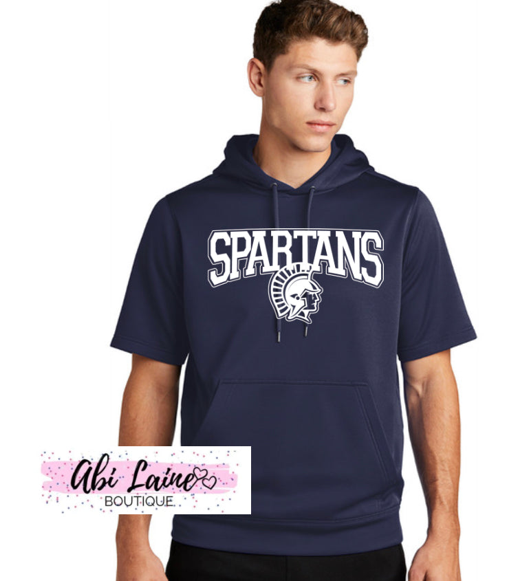 2023 Spartan Hoodie (MENS Dry-Fit Short Sleeve Hoodie)