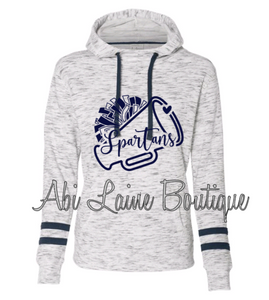 Adult - Spartans Cheer Marble Hoodie