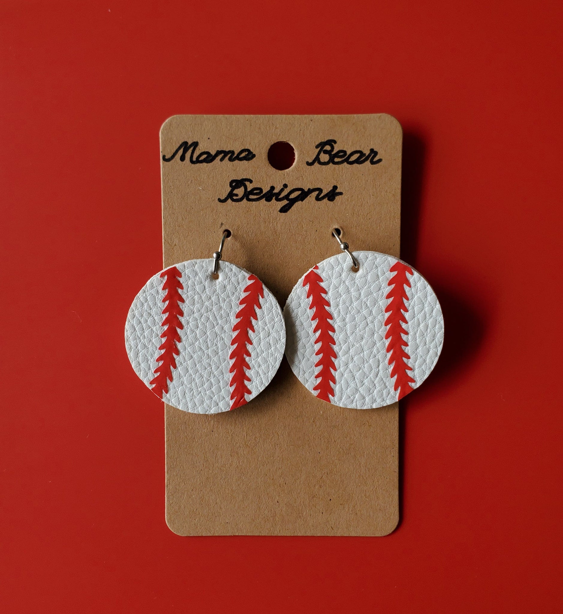 Baseball Earrings