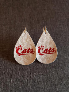 Cats Mascot Earrings