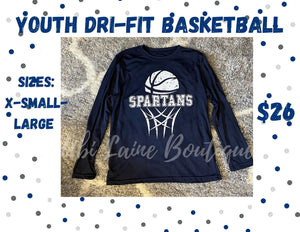 Youth Spartan Basketball Dri-Fit