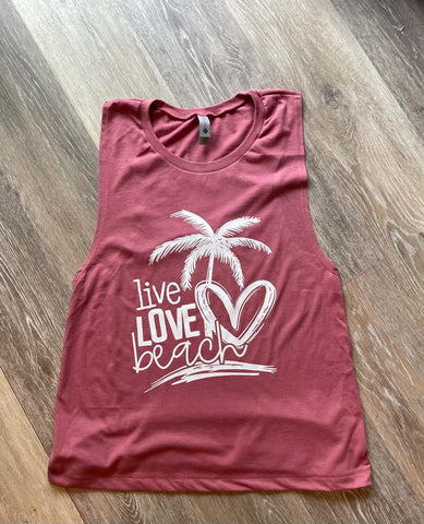 Live Love Beach Tank