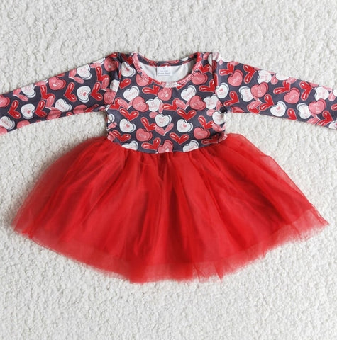 Candy Heart Ruffle Dress