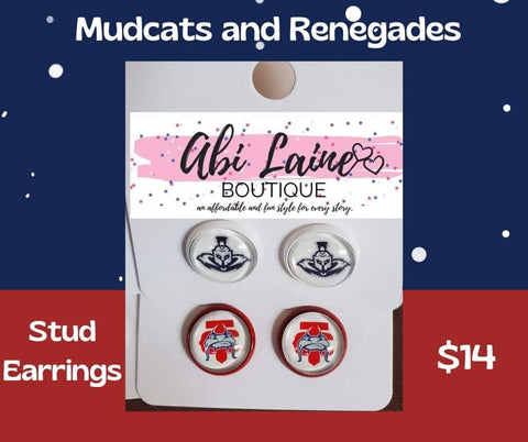 Mudcats Stud Earrings