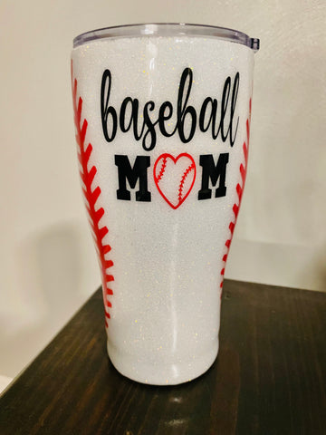 30oz Baseball Mom Tumbler
