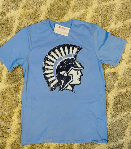 Distressed Spartan Head Tee - Adult